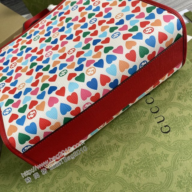 Gucci新款女包 古馳GG系列2021新款兒童托特購包購物袋 Gucci方形復古手提袋肩背包 605614  ydg3222